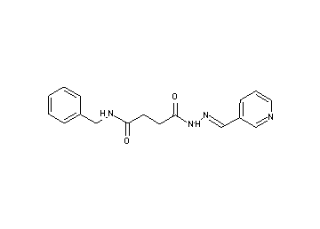 N-benzyl-4-oxo-4-[2-(3-pyridinylmethylene)hydrazino]butanamide - Click Image to Close