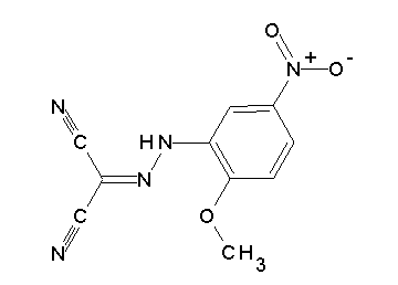 [(2-methoxy-5-nitrophenyl)hydrazono]malononitrile