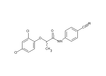 N-(4-cyanophenyl)-2-(2,4-dichlorophenoxy)propanamide