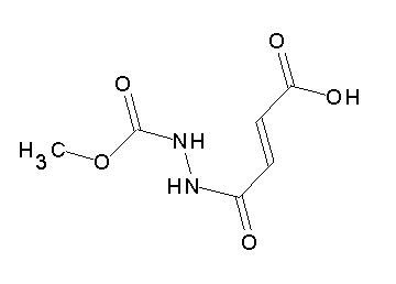 4-[2-(methoxycarbonyl)hydrazino]-4-oxo-2-butenoic acid