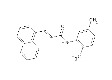 N-(2,5-dimethylphenyl)-3-(1-naphthyl)acrylamide - Click Image to Close