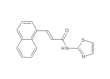 3-(1-naphthyl)-N-1,3-thiazol-2-ylacrylamide