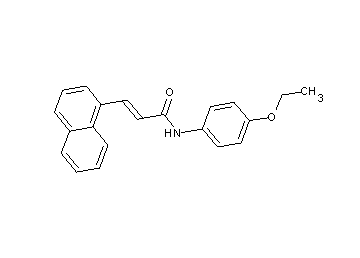 N-(4-ethoxyphenyl)-3-(1-naphthyl)acrylamide