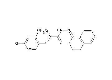 2-(2,4-dichlorophenoxy)-N'-(3,4-dihydro-1(2H)-naphthalenylidene)propanohydrazide