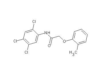 2-(2-methylphenoxy)-N-(2,4,5-trichlorophenyl)acetamide - Click Image to Close
