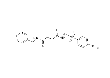 N-benzyl-4-{2-[(4-methylphenyl)sulfonyl]hydrazino}-4-oxobutanamide