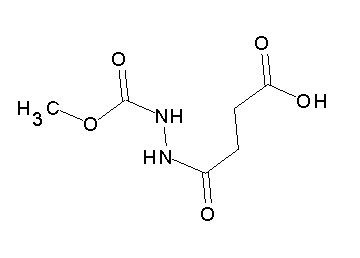 4-[2-(methoxycarbonyl)hydrazino]-4-oxobutanoic acid