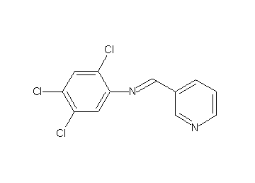 (3-pyridinylmethylene)(2,4,5-trichlorophenyl)amine (3-pyridinylmethylene)(2,4,5-trichlorophenyl)amine