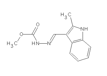 methyl 2-[(2-methyl-1H-indol-3-yl)methylene]hydrazinecarboxylate