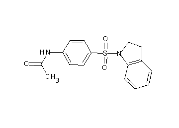 N-[4-(2,3-dihydro-1H-indol-1-ylsulfonyl)phenyl]acetamide