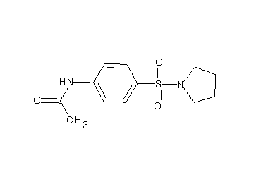 N-[4-(1-pyrrolidinylsulfonyl)phenyl]acetamide