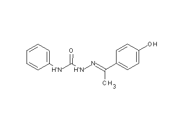 1-(4-hydroxyphenyl)ethanone N-phenylsemicarbazone