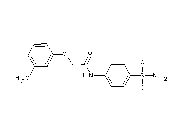 N-[4-(aminosulfonyl)phenyl]-2-(3-methylphenoxy)acetamide