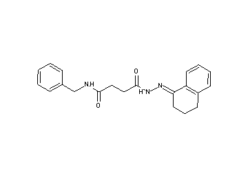 N-benzyl-4-[2-(3,4-dihydro-1(2H)-naphthalenylidene)hydrazino]-4-oxobutanamide