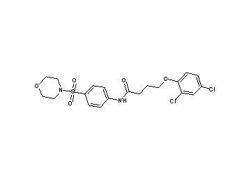 4-(2,4-dichlorophenoxy)-N-[4-(4-morpholinylsulfonyl)phenyl]butanamide
