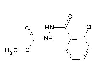 methyl 2-(2-chlorobenzoyl)hydrazinecarboxylate