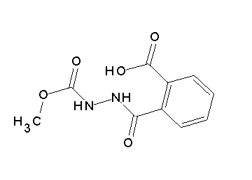 2-{[2-(methoxycarbonyl)hydrazino]carbonyl}benzoic acid
