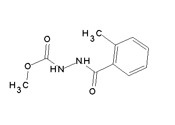 methyl 2-(2-methylbenzoyl)hydrazinecarboxylate