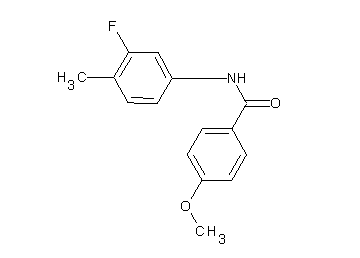 N-(3-fluoro-4-methylphenyl)-4-methoxybenzamide