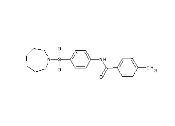 N-[4-(1-azepanylsulfonyl)phenyl]-4-methylbenzamide