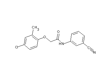 2-(4-chloro-2-methylphenoxy)-N-(3-cyanophenyl)acetamide - Click Image to Close