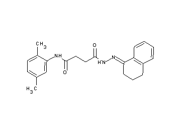 4-[2-(3,4-dihydro-1(2H)-naphthalenylidene)hydrazino]-N-(2,5-dimethylphenyl)-4-oxobutanamide