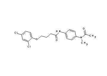 N-{4-[acetyl(methyl)amino]phenyl}-4-(2,4-dichlorophenoxy)butanamide