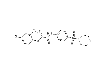 2-(2,4-dichlorophenoxy)-N-[4-(4-morpholinylsulfonyl)phenyl]propanamide