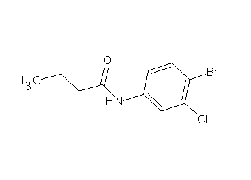 N-(4-bromo-3-chlorophenyl)butanamide