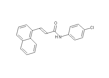 N-(4-chlorophenyl)-3-(1-naphthyl)acrylamide - Click Image to Close