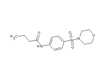 N-[4-(4-morpholinylsulfonyl)phenyl]butanamide