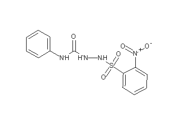 2-[(2-nitrophenyl)sulfonyl]-N-phenylhydrazinecarboxamide