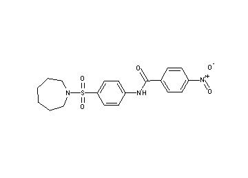 N-[4-(1-azepanylsulfonyl)phenyl]-4-nitrobenzamide