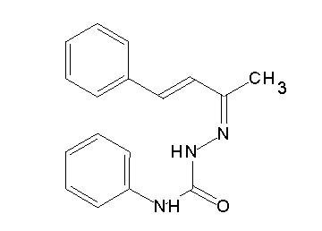 4-phenyl-3-buten-2-one N-phenylsemicarbazone