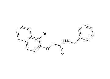 N-benzyl-2-[(1-bromo-2-naphthyl)oxy]acetamide