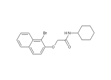 2-[(1-bromo-2-naphthyl)oxy]-N-cyclohexylacetamide