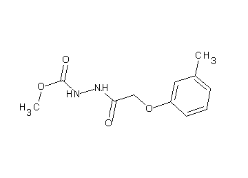 methyl 2-[(3-methylphenoxy)acetyl]hydrazinecarboxylate