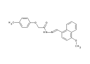 N'-[(4-methoxy-1-naphthyl)methylene]-2-(4-methylphenoxy)acetohydrazide - Click Image to Close