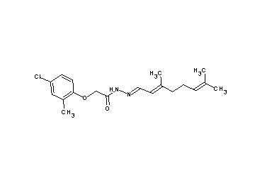 2-(4-chloro-2-methylphenoxy)-N'-(3,7-dimethyl-2,6-octadien-1-ylidene)acetohydrazide