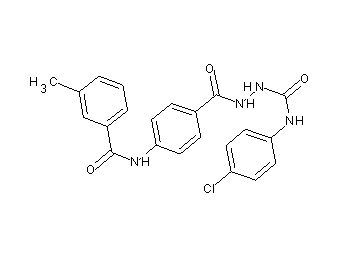 N-(4-chlorophenyl)-2-{4-[(3-methylbenzoyl)amino]benzoyl}hydrazinecarboxamide - Click Image to Close