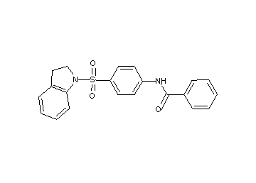 N-[4-(2,3-dihydro-1H-indol-1-ylsulfonyl)phenyl]benzamide