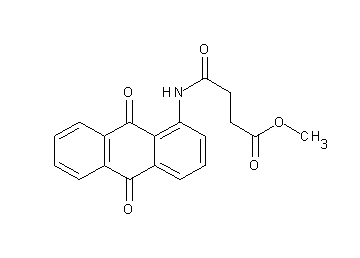 methyl 4-[(9,10-dioxo-9,10-dihydro-1-anthracenyl)amino]-4-oxobutanoate