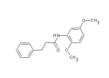 N-(2,5-dimethoxyphenyl)-3-phenylpropanamide