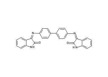 3,3'-[4,4'-biphenyldiyldi(nitrilo)]bis(1,3-dihydro-2H-indol-2-one)