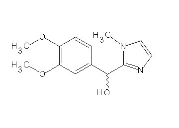 (3,4-dimethoxyphenyl)(1-methyl-1H-imidazol-2-yl)methanol