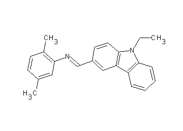 N-[(9-ethyl-9H-carbazol-3-yl)methylene]-2,5-dimethylaniline