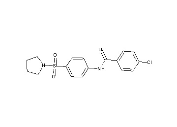 4-chloro-N-[4-(1-pyrrolidinylsulfonyl)phenyl]benzamide - Click Image to Close