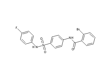 2-bromo-N-(4-{[(4-fluorophenyl)amino]sulfonyl}phenyl)benzamide