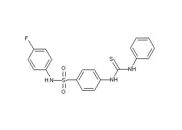4-[(anilinocarbonothioyl)amino]-N-(4-fluorophenyl)benzenesulfonamide