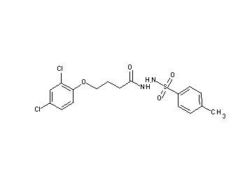 4-(2,4-dichlorophenoxy)-N'-[(4-methylphenyl)sulfonyl]butanohydrazide